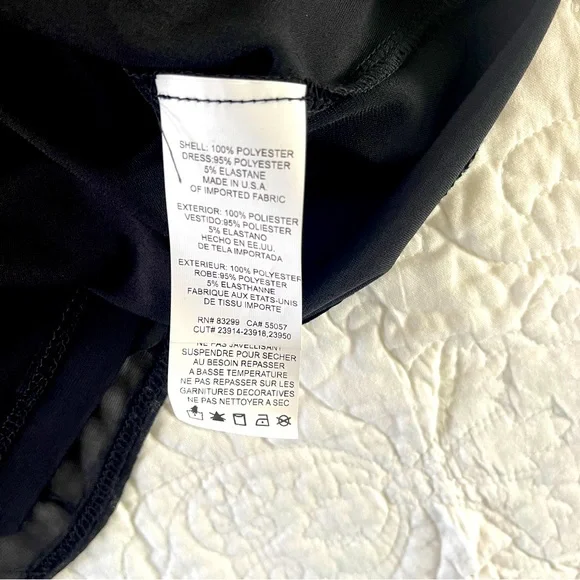 Tiana B Plus Size Jewel Neck Black Sleeveless Dress Size 1x - Picture 5 of 6